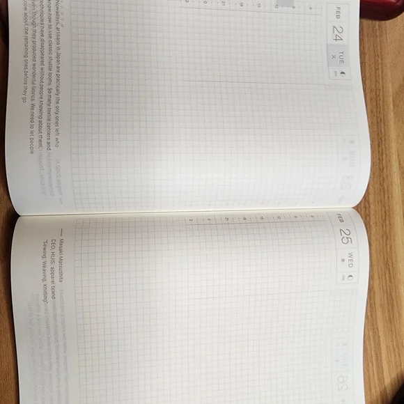 Hobonichi Techo 2026 Cousin Planner. A5. Jan - Dec 2026. English Edition. - Picture 7 of 8
